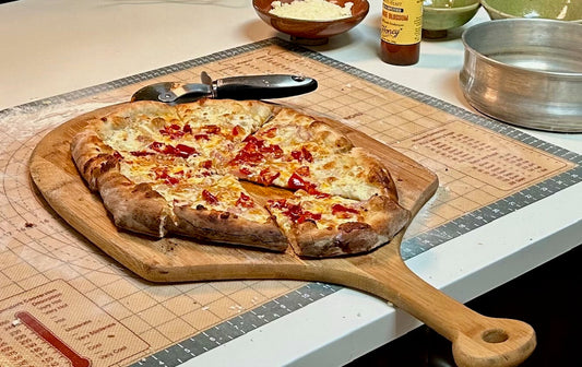 Homemade hommage to F&F Pizza's Partanna